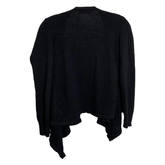 Christopher Fischer Women's Cardigan Cashmere Long Sleeve Black Open Front M/L - Picture 2 of 4